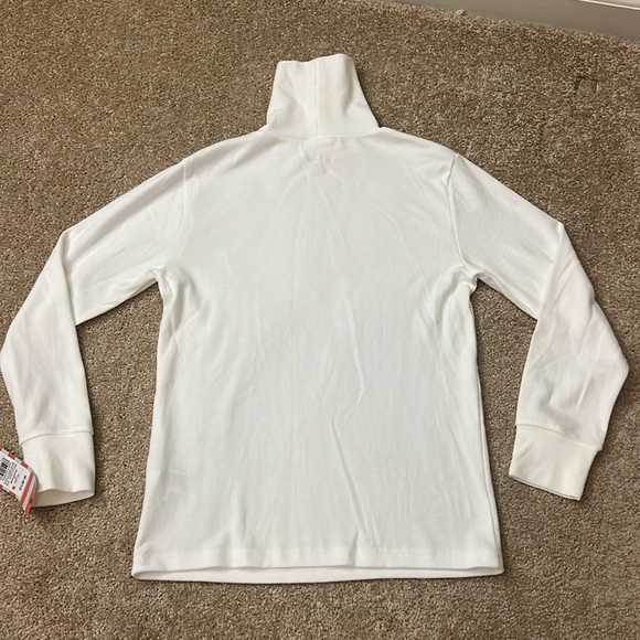 Cat & Jack White Unisex Cotton Long Sleeve Tee Size Medium 8/10 NEW - Picture 4 of 4